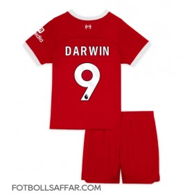 Liverpool Darwin Nunez #9 Hemmadräkt Barn 2023-24 Kortärmad (+ Korta byxor)